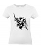 T-shirt Femme Tattoo Alien [Tatouage, Science-Fiction] T-shirt Manches Courtes, Col Rond