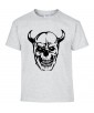 T-shirt Homme Tattoo Tête de Mort [Skull, Tatouage, Démon] T-shirt Manches Courtes, Col Rond