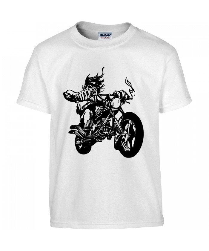 T-shirt Homme Tattoo Motard [Tête de Mort, Skull, Tatouage Moto