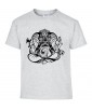 T-shirt Homme Tattoo Ganesh [Tatouage, Religion, Yoga, Spirituel, Élephant, Dieu] T-shirt Manches Courtes, Col Rond