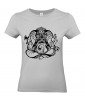T-shirt Femme Tattoo Ganesh [Tatouage, Religion, Yoga, Spirituel, Élephant, Dieu] T-shirt Manches Courtes, Col Rond