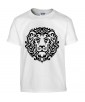 T-shirt Homme Tattoo Tribal Lion Design [Tatouage Animaux, Graphique, Zodiac] T-shirt Manches Courtes, Col Rond