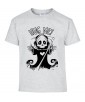 T-shirt Homme Tête de Mort Hug Me [Skull, Gothique, Faucheuse, Câlin, Cute, Mignon] T-shirt Manches Courtes, Col Rond