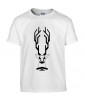 T-shirt Homme Tattoo Géométrique Cerf [Tatouage, Animaux, Design, Graphique, Nature] T-shirt Manches Courtes, Col Rond