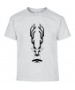 T-shirt Homme Tattoo Géométrique Cerf [Tatouage, Animaux, Design, Graphique, Nature] T-shirt Manches Courtes, Col Rond