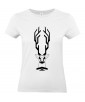 T-shirt Femme Tattoo Géométrique Cerf [Tatouage, Animaux, Design, Graphique, Nature] T-shirt Manches Courtes, Col Rond