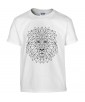 T-shirt Homme Tattoo Lion Géométrique [Tatouage, Animaux Design, Graphique, Zodiac] T-shirt Manches Courtes, Col Rond
