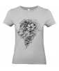 T-shirt Femme Tattoo Couple Lion [Tatouage, Animaux, Fleurs, Design, Graphique, Zodiac] T-shirt Manches Courtes, Col Rond