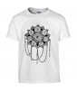 T-shirt Homme Tattoo Yin Yang [Tatouage, Zen, Spiritualité, Symboles, Graphique, Design] T-shirt Manches Courtes, Col Rond