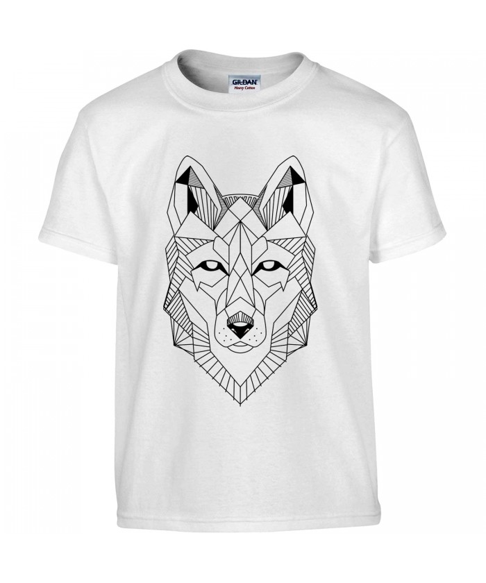 Tee shirt Homme Noir loup 