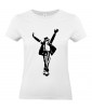 T-shirt Femme Michael Jackson King Of Pop [King, Pop, This Is It, Musique, Célébrité] T-shirt Manches Courtes, Col Rond