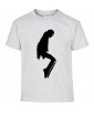 T-shirt Homme Michael Jackson Moonwalk [King, Pop, Musique, Célébrité] T-shirt Manches Courtes, Col Rond