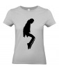 T-shirt Femme Michael Jackson Moonwalk [King, Pop, Musique, Célébrité] T-shirt Manches Courtes, Col Rond